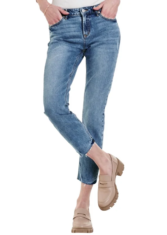 Women's Jodhpurs with Rounded HemBlaire Jeans In Denim