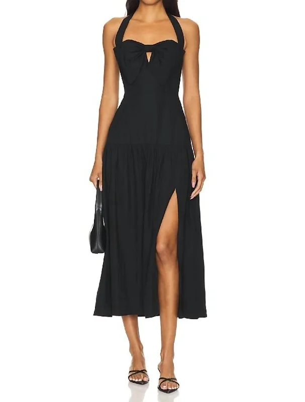 Women's High-Neck DressesAdara Dress In Black