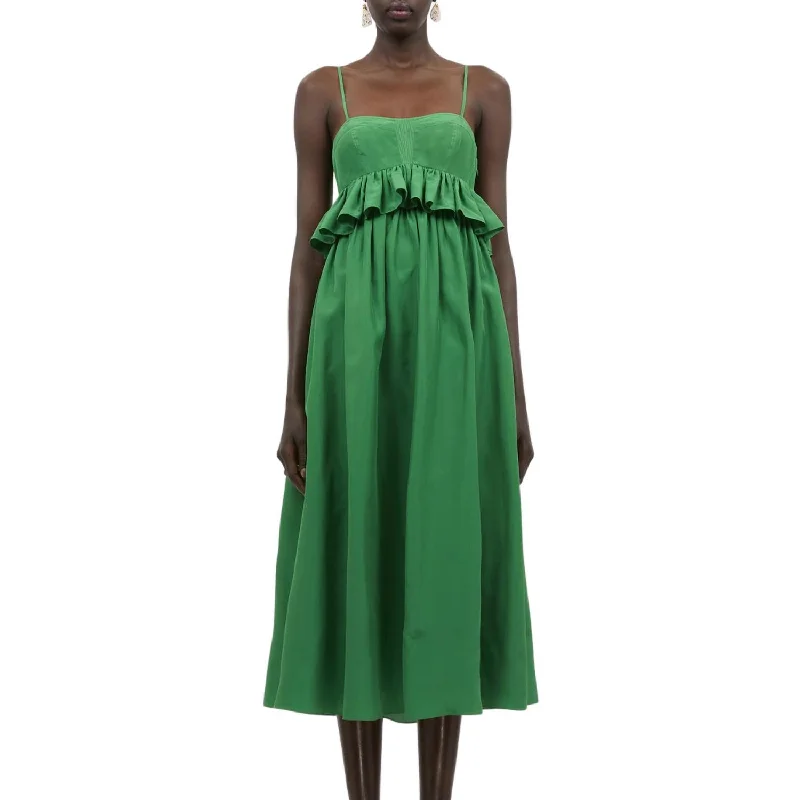 Women's Boat-Neck DressesAmaliya Dress In Emerald