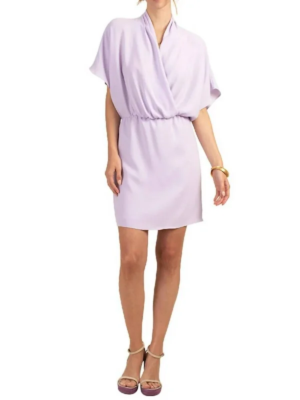 Women's Bell-Sleeve DressesConcourse Dress In Lilac Breeze