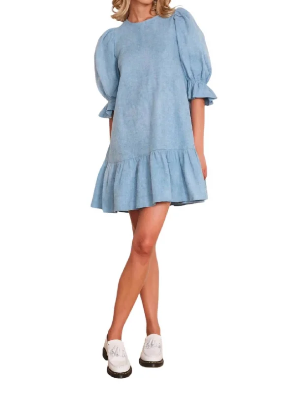 Women's Sweetheart Collar DressesLordus Dress In Cloud