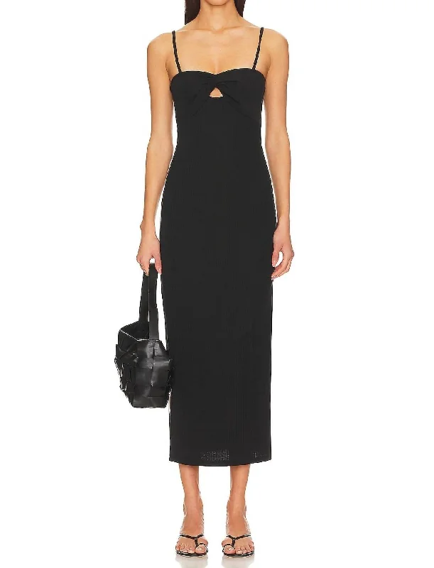 Women's Mandarin-Neck DressesParma Dress In Black