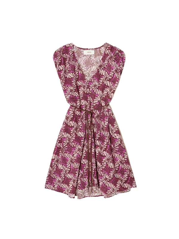 Women's Keyhole-Back DressesWomen Crusoe Dress In Mulberry Petal